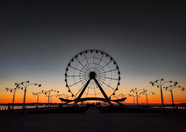 baku eye, ferris wheel, sunrise-4626961.jpg